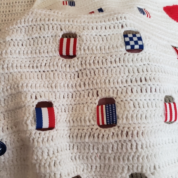 Design Options Ameriana Sweater, Vintage,crochet - Picture 2 of 16